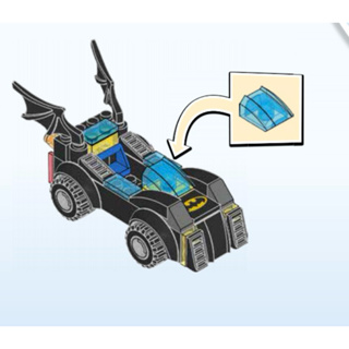 Lego 10724 樂高蝙蝠俠載具 蝙蝠車 黑色底盤 汽車6025012