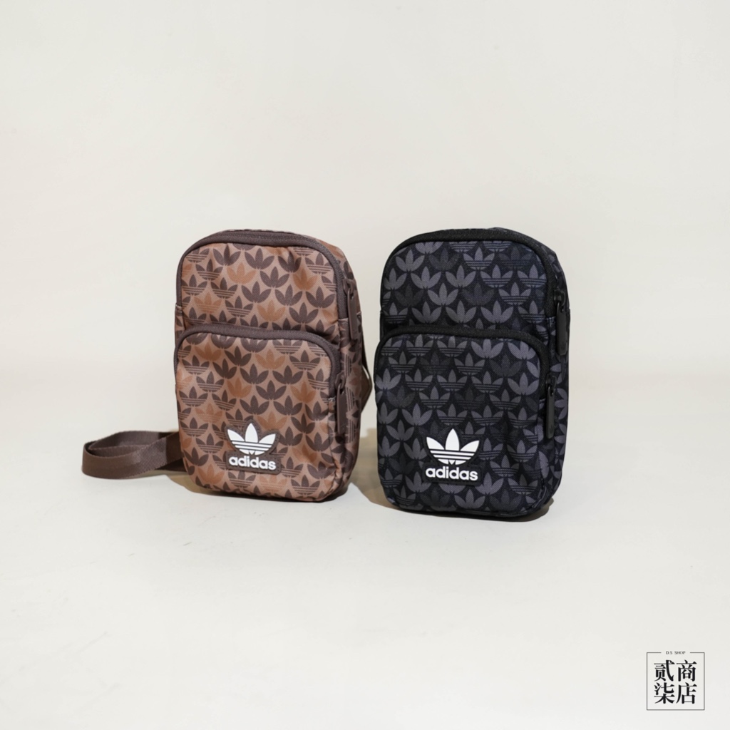 貳柒商店) adidas Mini Bag 愛迪達 三葉草 側背包 滿版 小方包 IU0012 IU0011