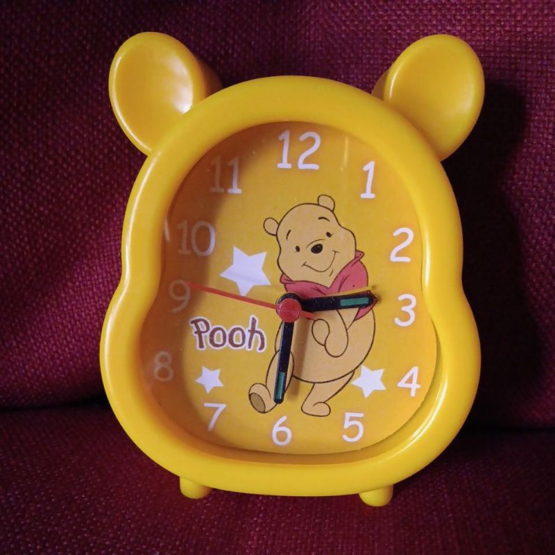 迪士尼 小熊維尼 立體公仔造型 時鐘 鬧鐘
