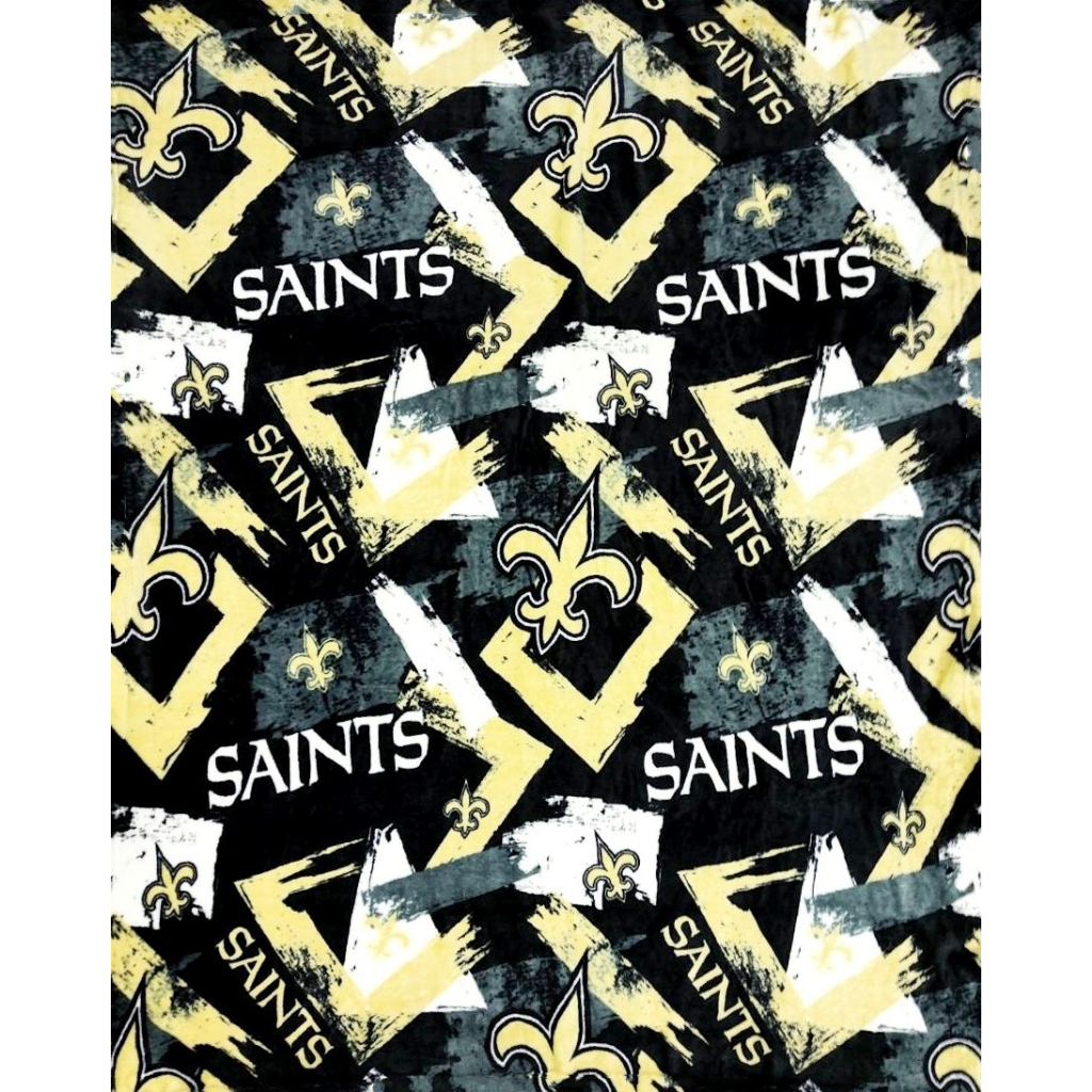 [現貨]美式足球空調毯 NFL紐奧良聖徒New Orleans Saints 隊徽 球迷宿舍居家毛毯 交換生日禮品