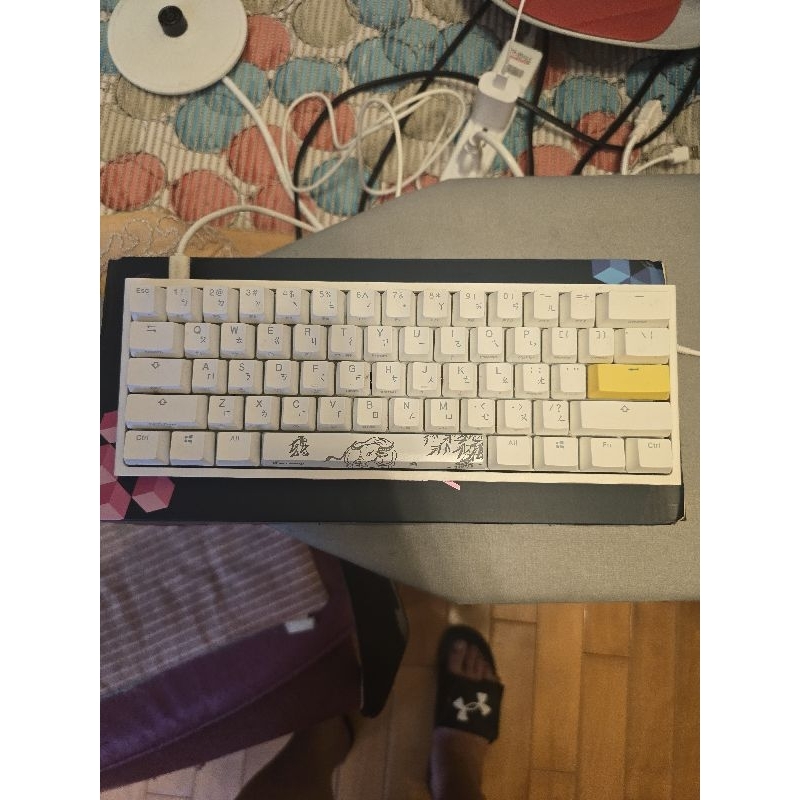 Ducky one 2 mini RGB 60% 機械式鍵盤 白色中文青軸