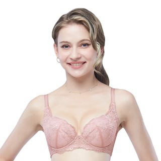 SWEAR 思薇爾 幸芙Bra系列 B-F罩 蕾絲 包覆 女內衣 (知性膚)