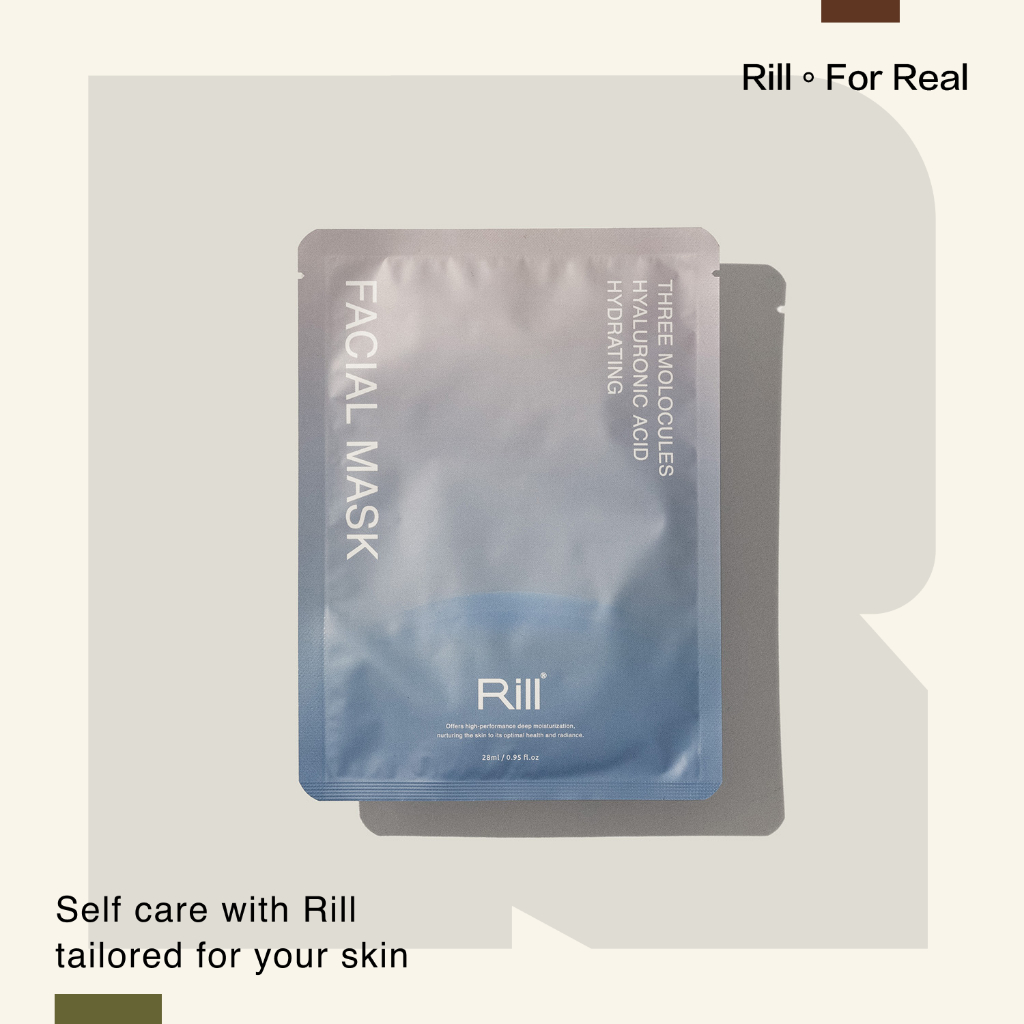 Rill® 川 日本三分子玻尿酸高保濕修護面膜 Hyaluronic Acid Facial Mask
