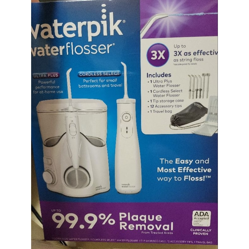 全新waterpik 洗牙機 沖牙機 雙機組