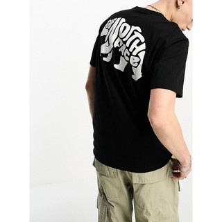 The North Face 北臉 北極熊 解構熊 短袖 黑色 限定款 字母北極熊 logo 短T 短Tee