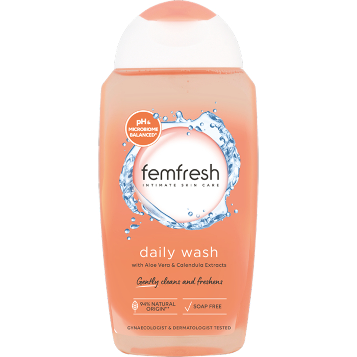 福利品【femfresh 芳芯】私密肌膚浴潔露-蘆薈呵護精華(250ml)【兔雜tuzha】