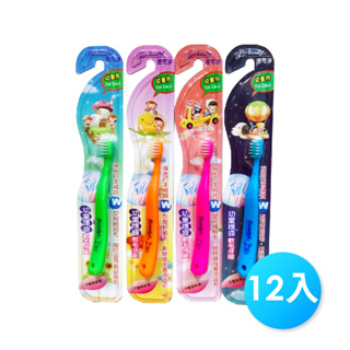 速可淨 幼童專用軟毛牙刷 學齡前幼童牙刷 量販包12支裝