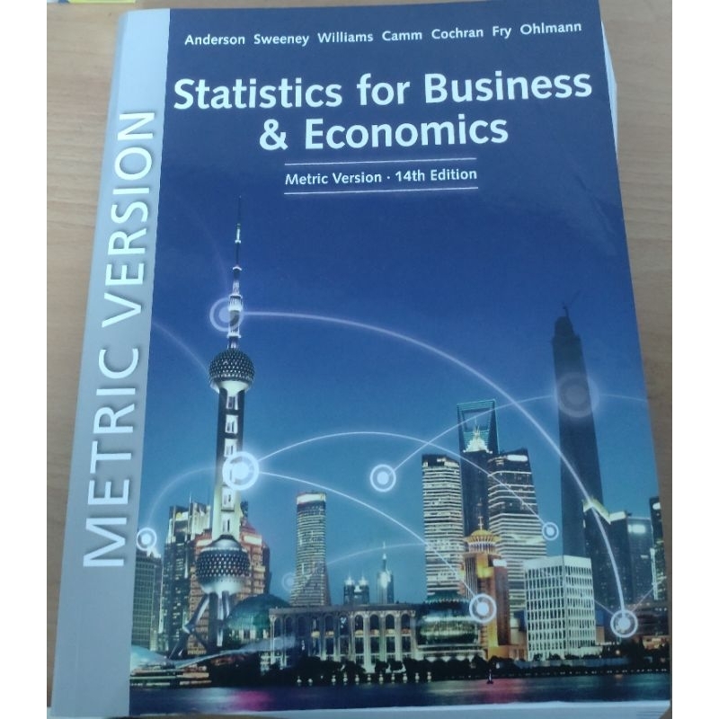 【現貨】Statistics for Business & Economics 14e 二手書