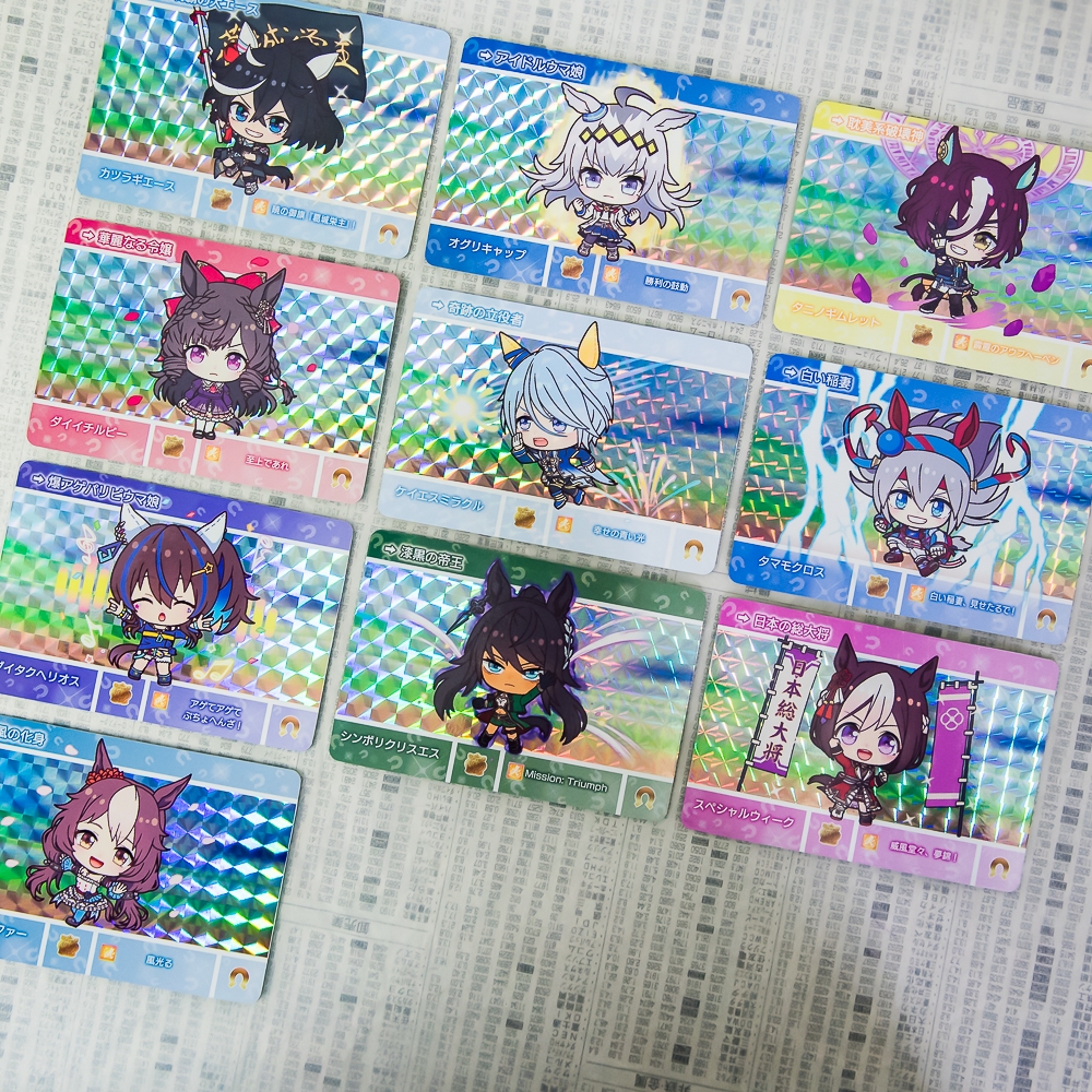 賽馬娘 Carddass SD 第二彈 收藏 閃卡 卡 卡片 卡牌 P 卡 單卡區（吉兆、葛城王牌、斯凱奇蹟、特別週）