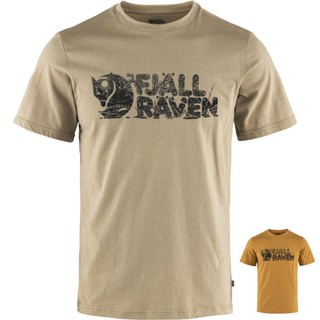 Fjallraven 男 短袖有機棉T恤 吸濕排汗 快乾 Lush Logo T Shirt 12600219 綠野山房