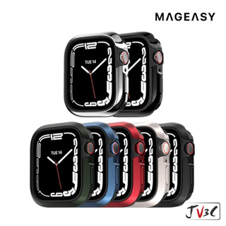 MAGEASY Odyssey 金屬手錶殼 適用 Apple Watch 保護殼 9 8 7 6 SE 45 41