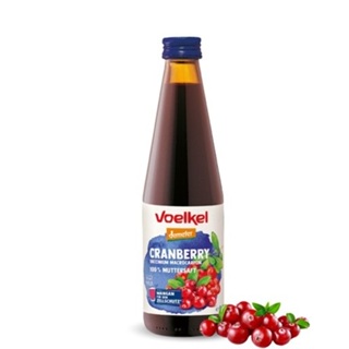 Voelkel 100%蔓越莓原汁(330mL/瓶) 買一送一
