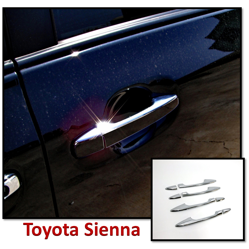 圓夢工廠 Toyota Sienna 2010~2020 SIENNA XL30 3代 鍍鉻銀 車門把手蓋 門把手上蓋