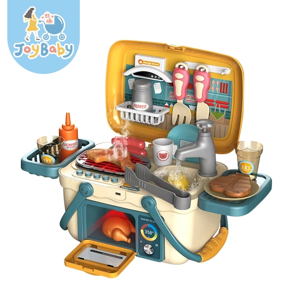 JOYBABY 兒童玩具 扮家家酒 百變手提箱玩具 廚房 BBQ 醫生醫療 化妝台 工具箱玩具