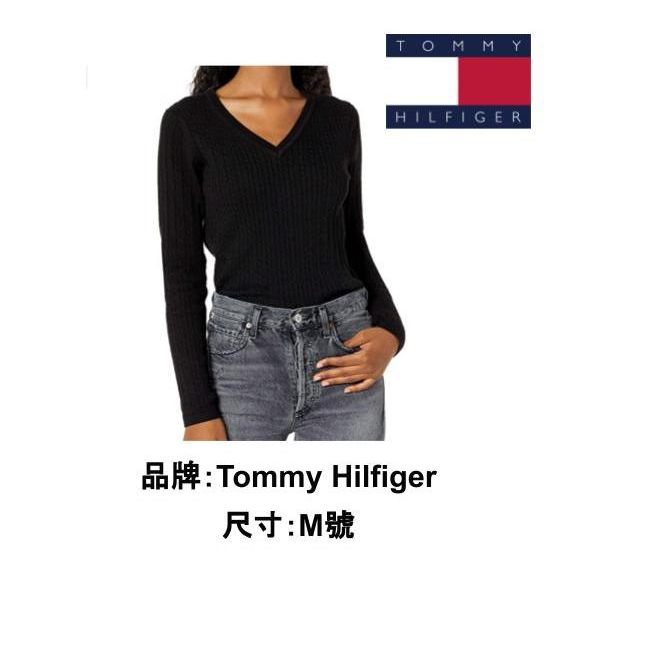 【美國正品】現貨 快速出貨 Tommy Hilfiger 女上衣 毛衣 針織毛衣 針織 長袖 長袖毛衣 M號