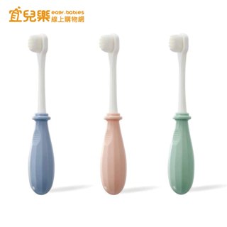 KUKU 酷咕鴨 極細兒童萬毛牙刷 4~8歲 霧藍/櫻粉/釉綠【宜兒樂】