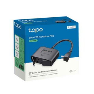 【全新含稅】TP-Link Tapo P400M Wi-Fi智慧插座 戶外型 雙插座 防塵防水 支援matter