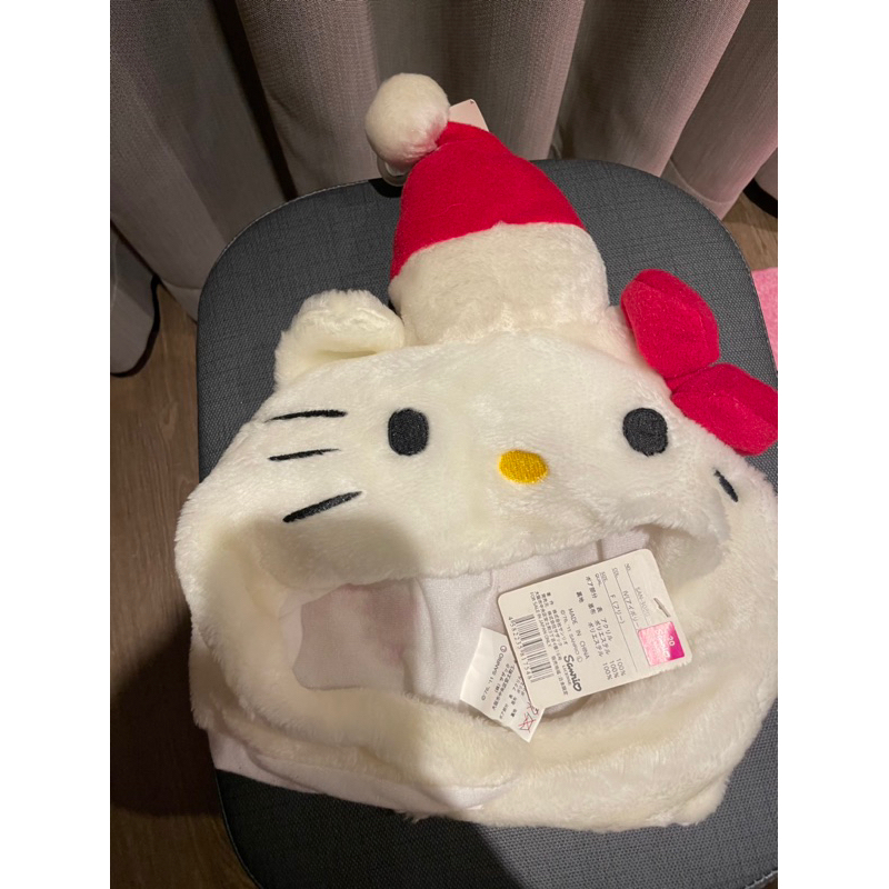 日本帶回 冬季 限定 Hello Kitty 絨毛 毛毛 聖誕節造型 髮箍 髮飾 帽子
