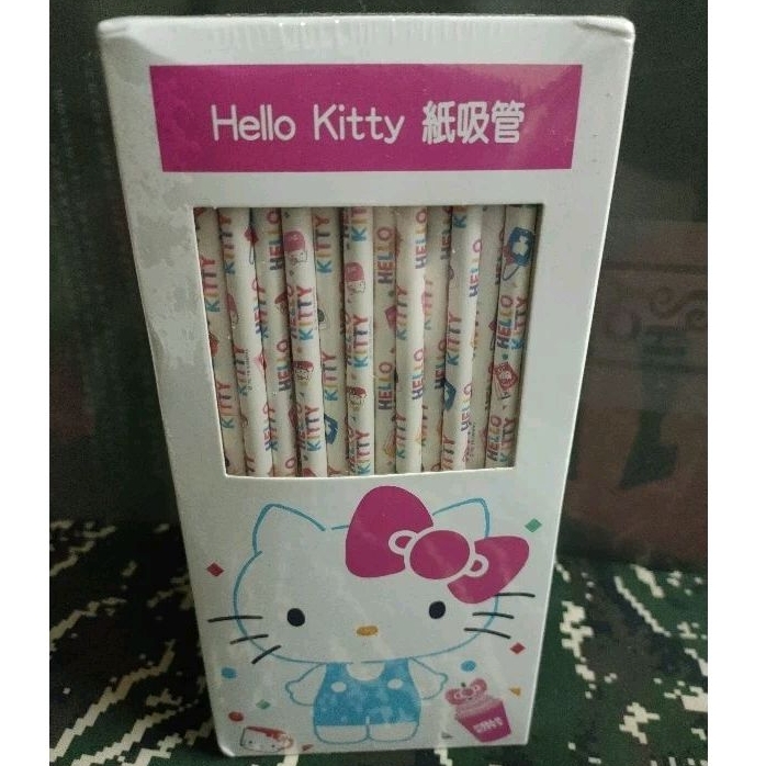 Hello kitty紙吸管&amp;面紙