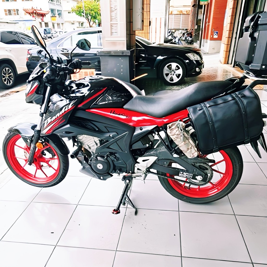 Suzuki Bandit 150 小海盜 專用復古包 德國 furchtlos 富合樂斯 檔車馬鞍包 側邊包 附防雨罩