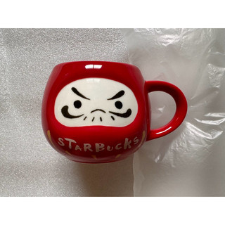 日本星巴克 STARBUCKS 日本限定 2019新年紅達摩馬克杯