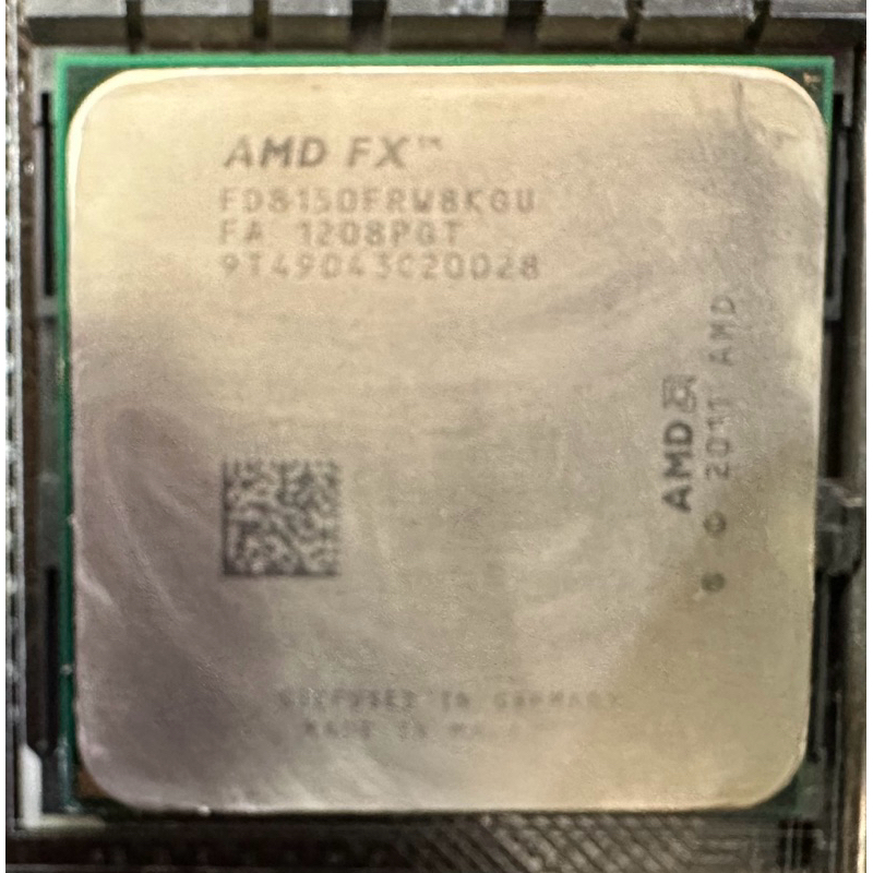 中古 二手 良品 CPU AMD FX 8150 功能正常 可以開機