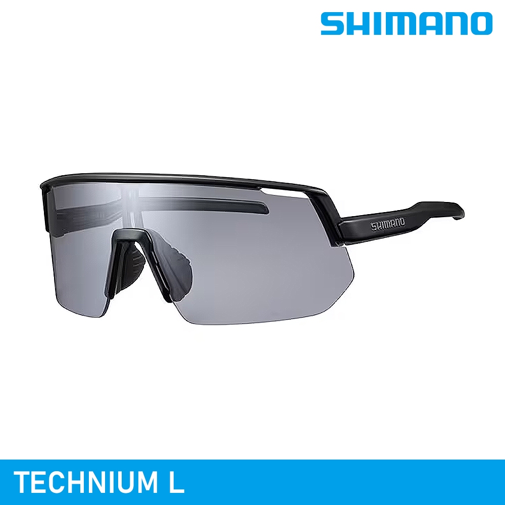 SHIMANO TECHNIUM L 感光變色太陽眼鏡 / 霧面黑 (變色鏡片)