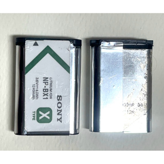 （二手）SONY NP-BX1原廠電池*1+副廠電池*1