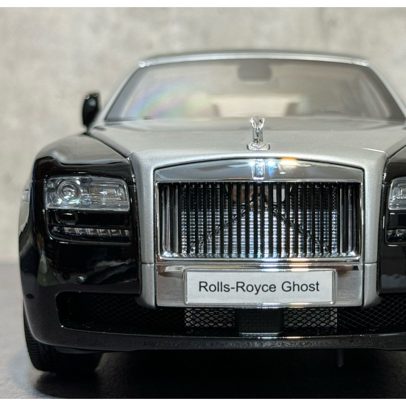 【Kyosho】 1/18 Rolls-Royce Ghost 黑銀 1:18 模型車