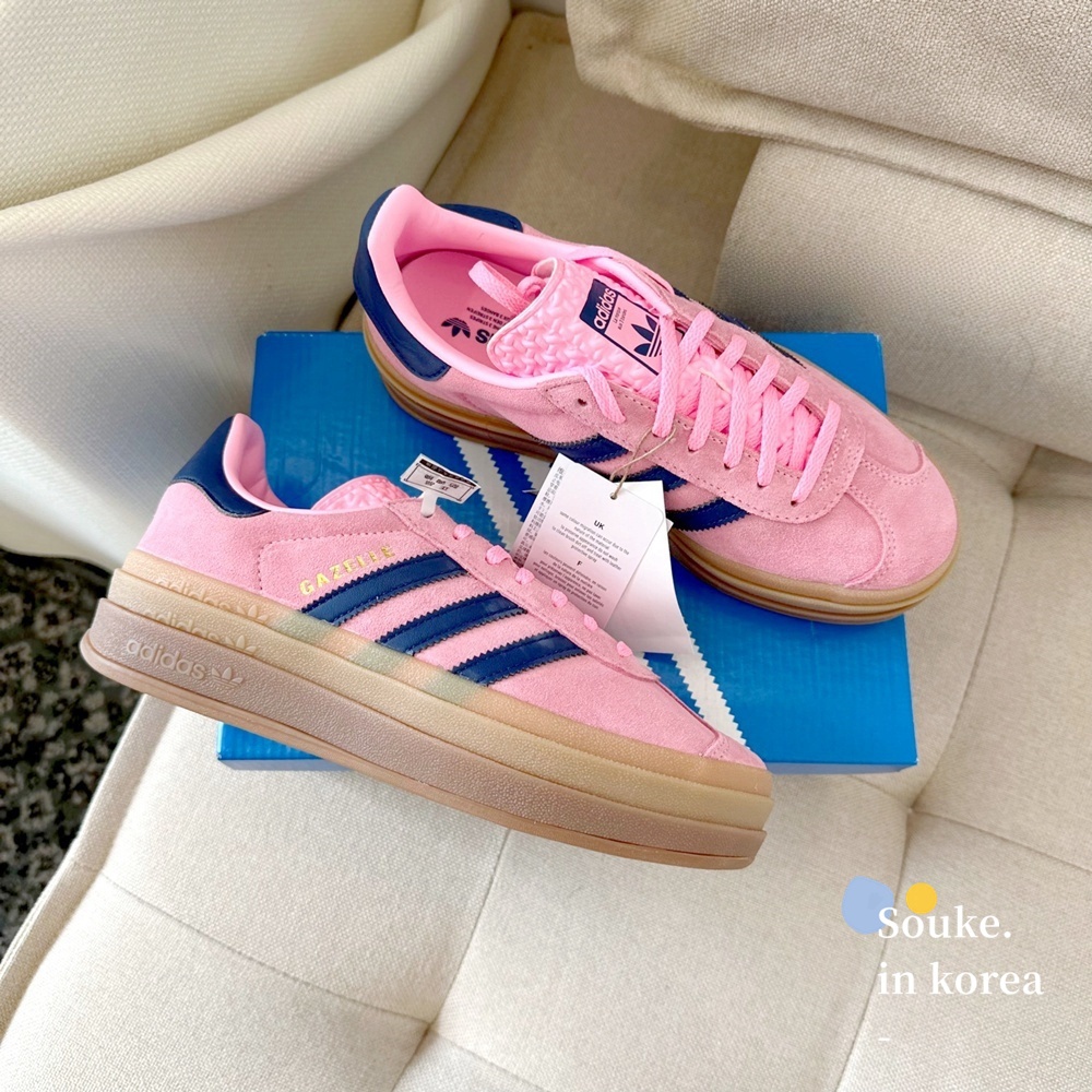 Adidas Originals Gazelle Bold 粉色 綠色 焦糖底 厚底 板鞋 H06122 H06125