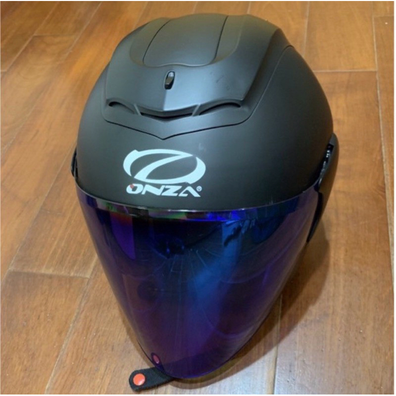 ONZA R3 二手 消光黑 電鍍 3/4罩式 安全帽 R帽（附防塵袋）❤️