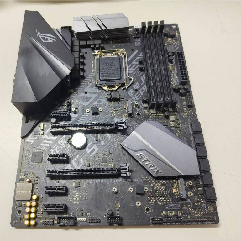 #1030 ASUS STRIX B360-F GAMING 主機板 附檔板 原廠保固到2025/05/14