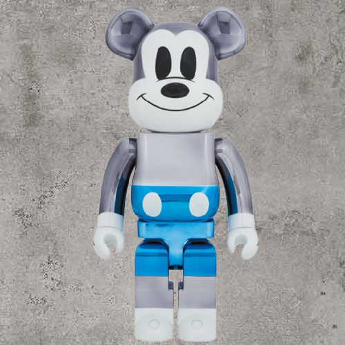 BE@RBRICK fragmentdesign MICKEY MOUSE BLUE Ver. 1000％ 藤原浩 米奇