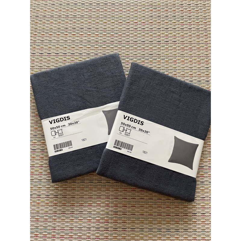 NRCR| IKEA Vigdis深灰色抱枕套 50x50cm 全新