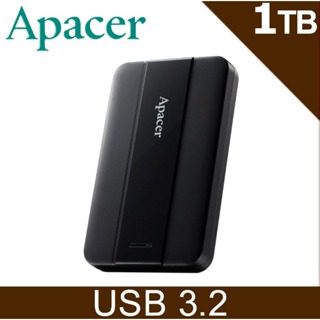 Apacer宇瞻 AC237 1TB 2.5吋行動硬碟-黑