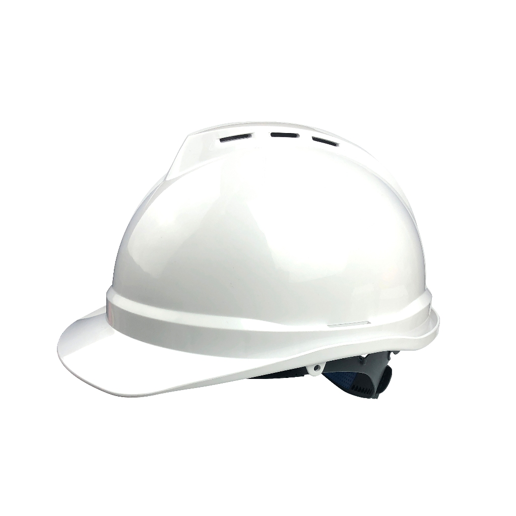HM-V18 透氣工程安全帽 石頭牌 ABS工程帽 產業用防護頭盔 可插帽 工地帽 耳罩插槽 台灣製造 美式V型