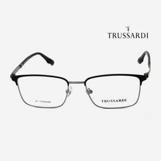 trussardi tsm1032t 杜魯薩迪眼鏡｜大臉潮流復古純鈦方框眼鏡架 男生品牌眼鏡框【幸子眼鏡】