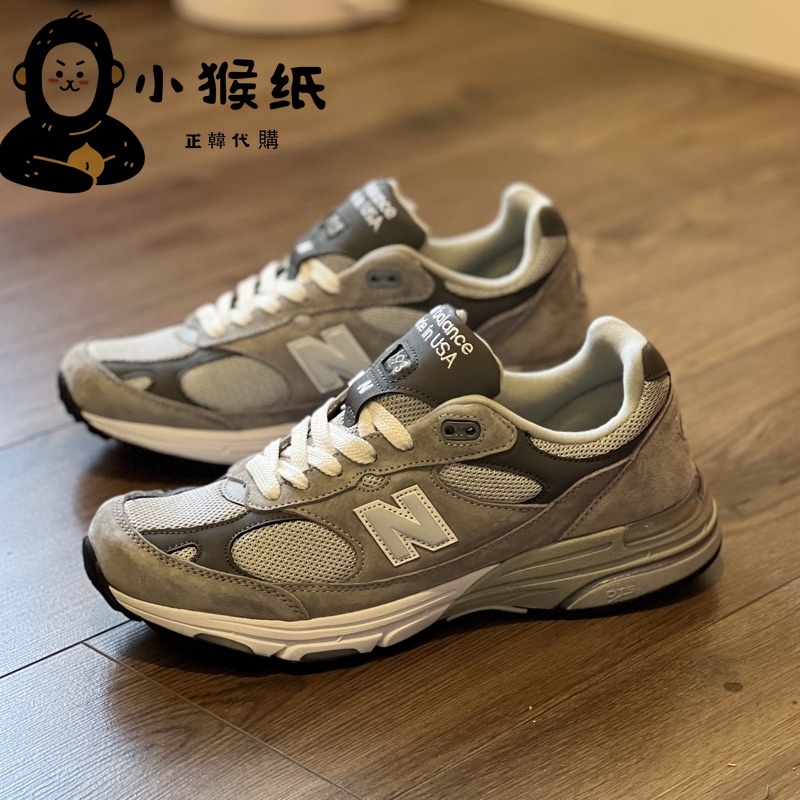✨日本購入（附發票）實拍 N℮w Balance 993 nb993 元祖灰 灰色 慢跑鞋 美製 MR993GL 情侶鞋