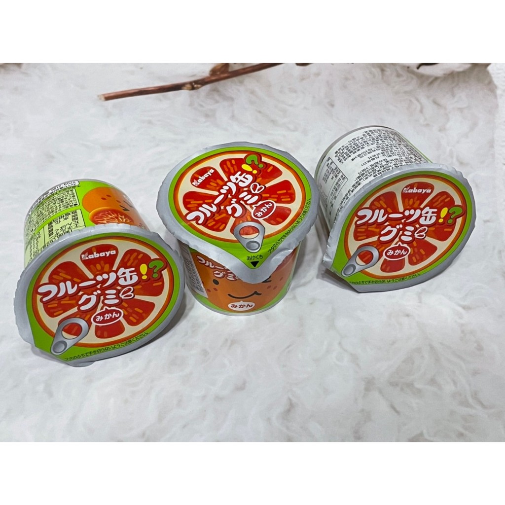 🌻現貨供應🌻 日本KABAYA 橘子風味軟糖 50g 布丁巧克力 34g 杯裝 日本軟糖 橘子造型