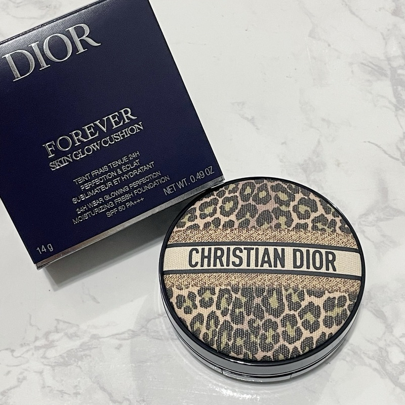 Dior 迪奧 超完美氣墊粉餅 14g 豹紋限量版 (水潤光)