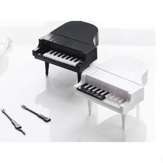 🇹🇼拉拉Lala's 鋼琴造型琴鍵水果叉家用水果叉子創意兒童水果簽果叉塑料插 9支