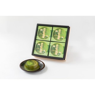 (日本預購，07月04日出貨 ) 京都 福壽園 抹茶布丁4入，抹茶蕨餅4入，京之抹茶牛奶糖 宇治HINERI 4入