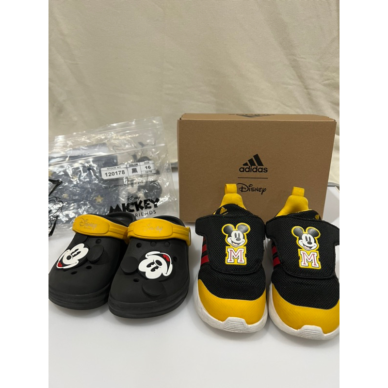 Adidas Disney+Disney布希鞋 幼童童鞋孩童二手米奇