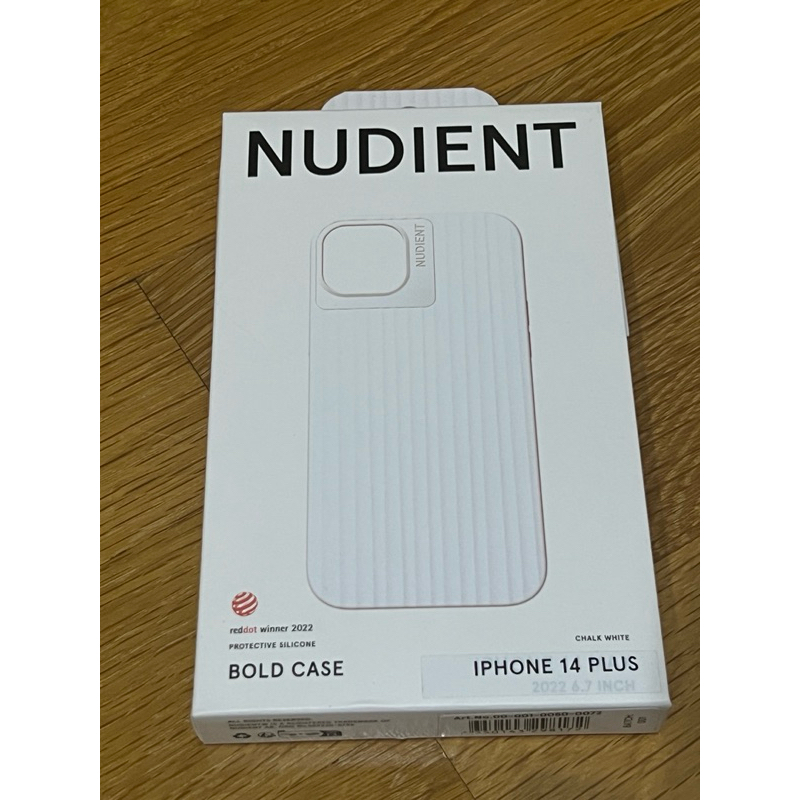 【NUDIENT】iPhone 14 Plus 立體矽膠手機殼- BOLD CASE/二手/未使用