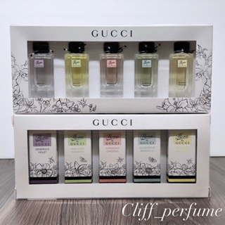 【克里夫香水店】Gucci 花園香氛五入小香禮盒