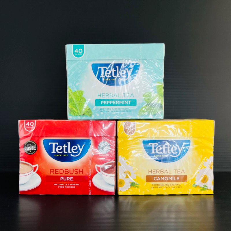 Tetley泰特利 南非國寶茶 洋甘菊茶 沁涼薄荷茶 40入 品榕商行