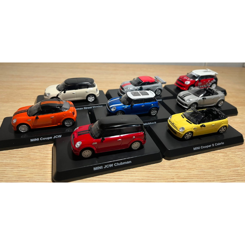 mini cooper 7-11 模型迴力車 1:60