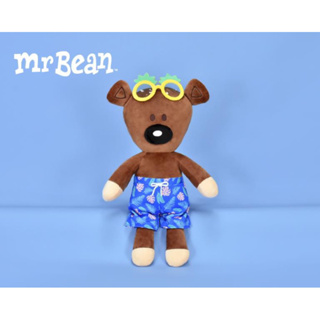 12吋 豆豆熊 海灘款 眼鏡款 豆豆先生的熊 娃娃 玩偶 抱枕 mr.bean 泰迪熊