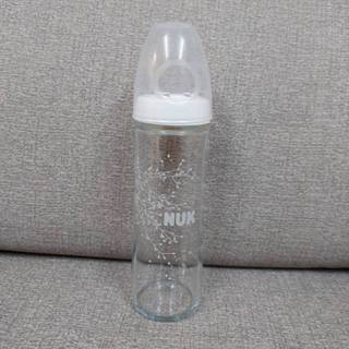 (二手-少用) NUK 輕寬口徑玻璃奶瓶240ml