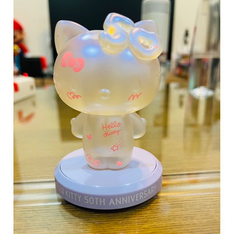 二手九成新無盒✨HELLO KITTY 50週年特展 限定公仔 限量商品 展覽才有賣的限定款 絢彩未來款（無盒）